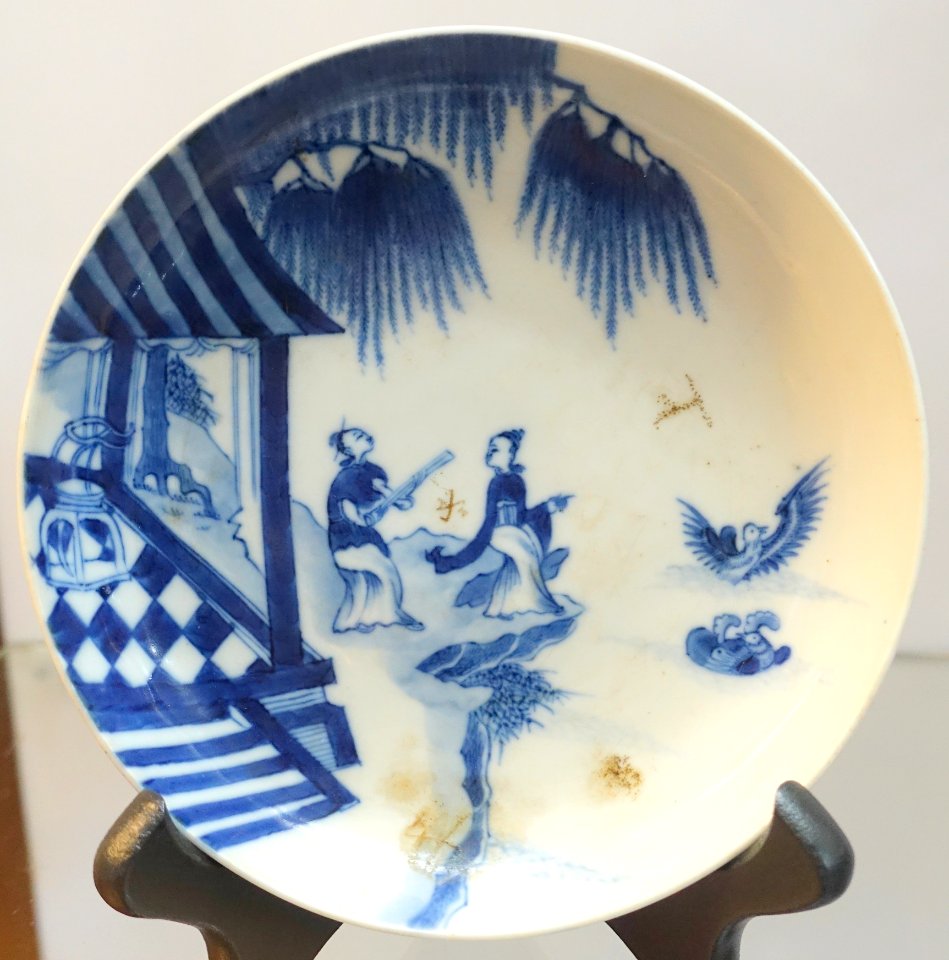 Dish, China, 18th century AD, stoneware - Museum of Vietnamese History - Ho Chi Minh City - DSC06241