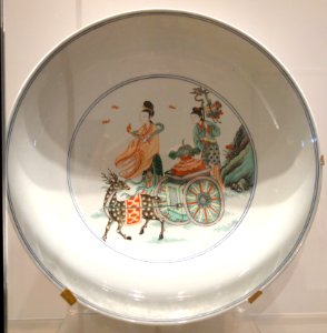 Dish, China, Qing dynasty, 1662-1722, glazed porcelain - Royal Ontario Museum - DSC04293