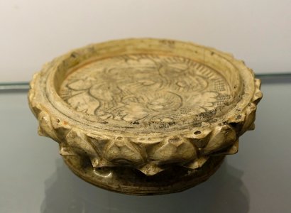 Dish, Ly dynasty, 11th-12th century AD, stoneware - Museum of Vietnamese History - Ho Chi Minh City - DSC06195