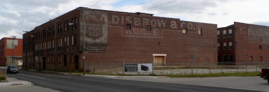 Disbrow Co. buildings from NW 1