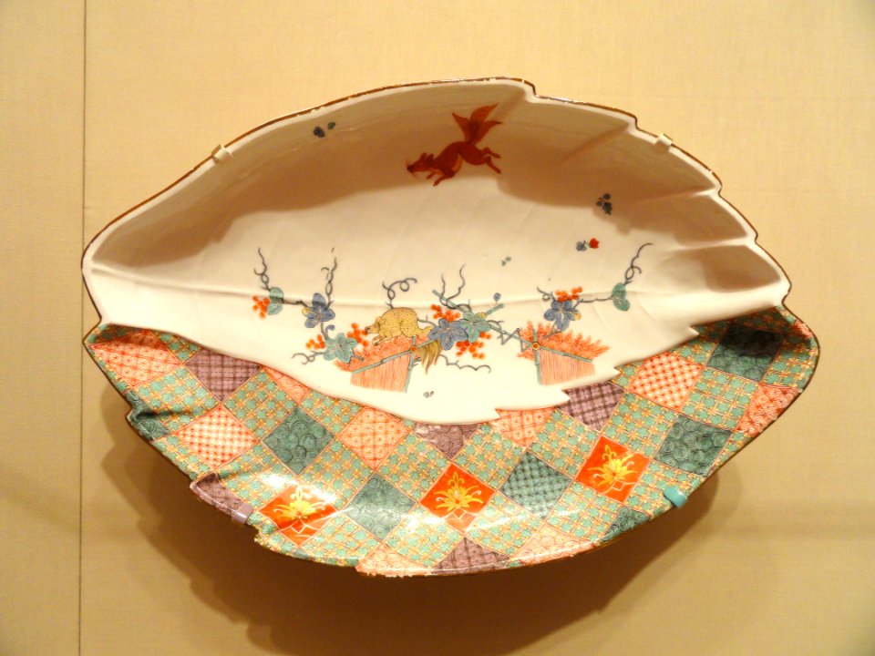 Dish, Meissen Porcelain Manufactory, 1730-1740 - Nelson-Atkins Museum of Art - DSC08852