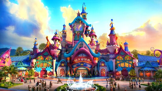 Castle fairy tale child