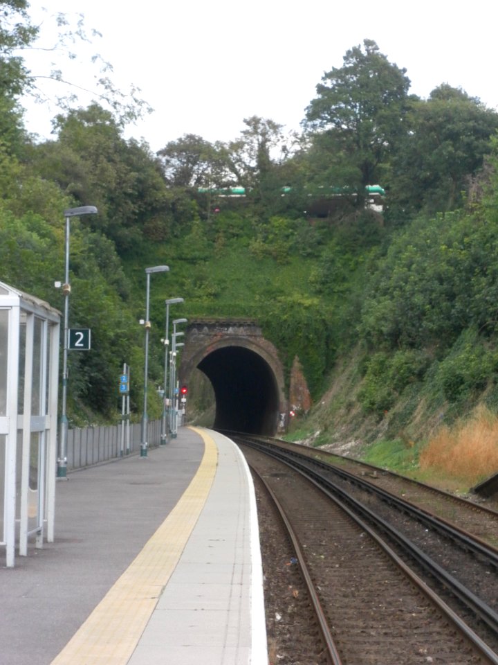 Ditchling Road Tunnel seen from London Road (Brighton) station (August 2013)