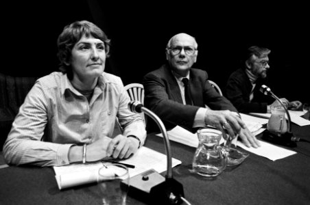 Discussie met lijsttrekkers PvdA, D66, PPR, PSP en CPN over mogelijkheden links , Bestanddeelnr 931-4644