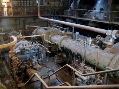 Disused pump in the New Milford Plant