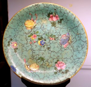 Dish from China, 18th century, porcelain - Museum of Vietnamese History - Ho Chi Minh City - DSC05864