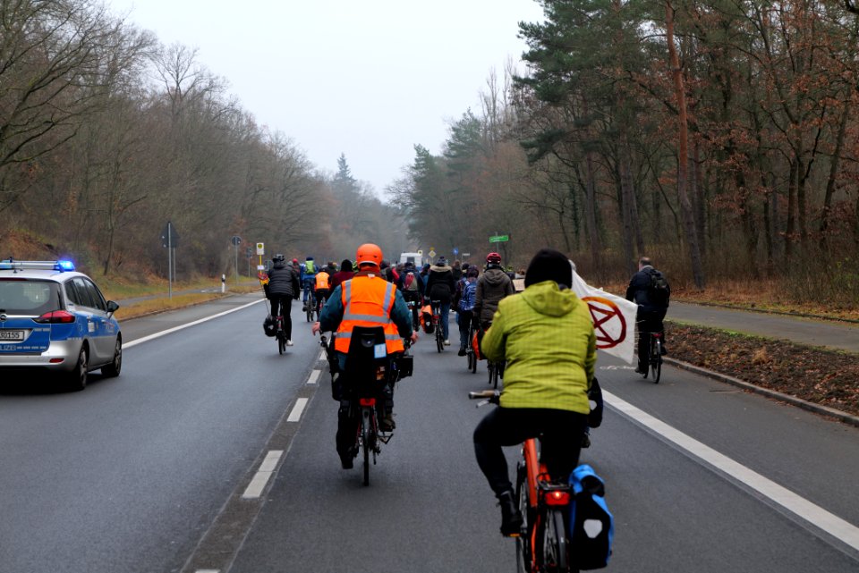 Fife years Paris agreement bicycle demonstration Berlin 2020-12-12 23