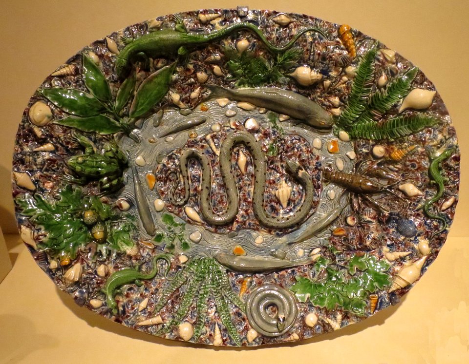 Dish by a follower of Bernard Palissy, Metropolitan Museum of Art