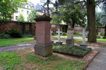 Frankfurt, Hauptfriedhof, Grab C 154 van der Heyden