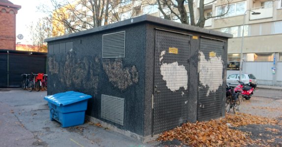 Distribution substation in Uppsala Storgatan-Roslagsgatan photo