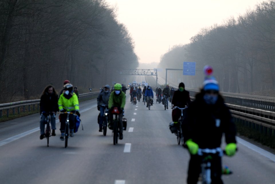 Fife years Paris agreement bicycle demonstration Berlin 2020-12-12 117