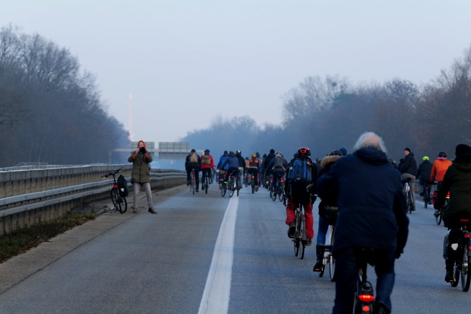 Fife years Paris agreement bicycle demonstration Berlin 2020-12-12 138