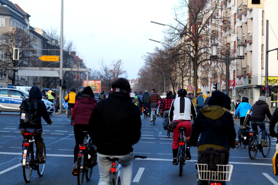 Fife years Paris agreement bicycle demonstration Berlin 2020-12-12 204
