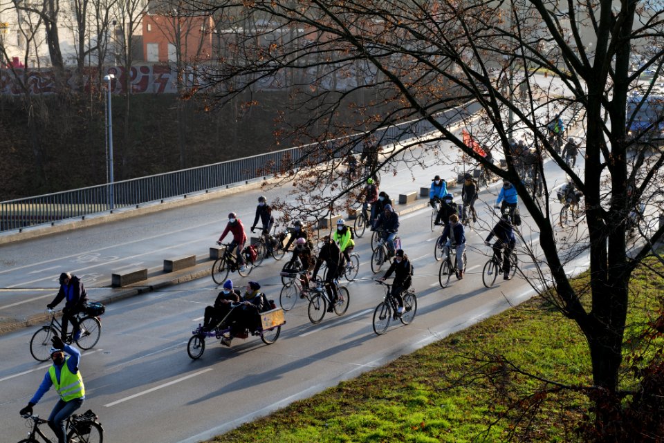 Fife years Paris agreement bicycle demonstration Berlin 2020-12-12 191