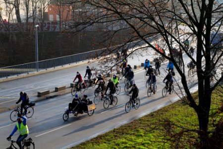 Fife years Paris agreement bicycle demonstration Berlin 2020-12-12 191