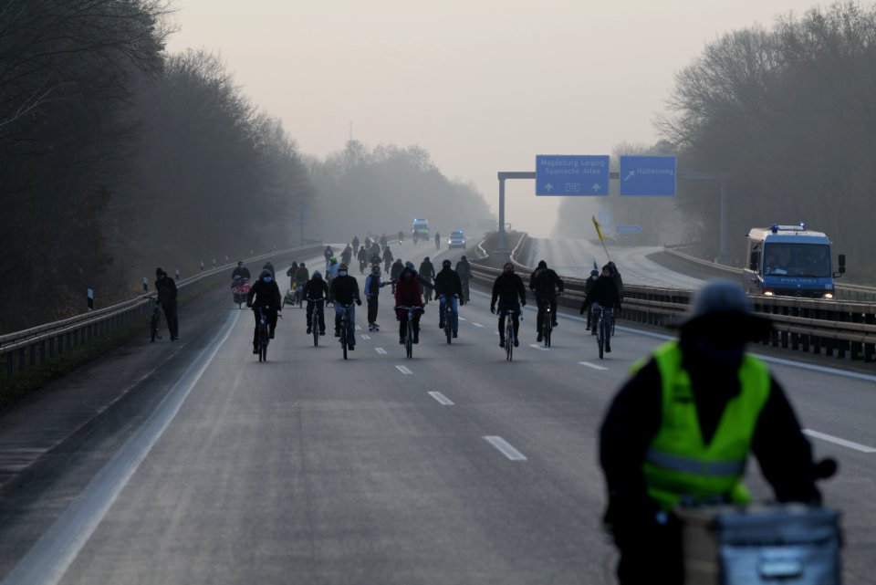 Fife years Paris agreement bicycle demonstration Berlin 2020-12-12 160