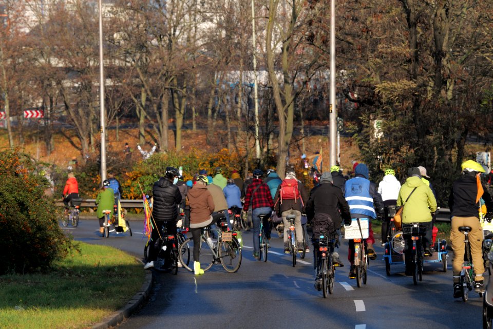 Fife years Paris agreement bicycle demonstration Berlin 2020-12-12 195