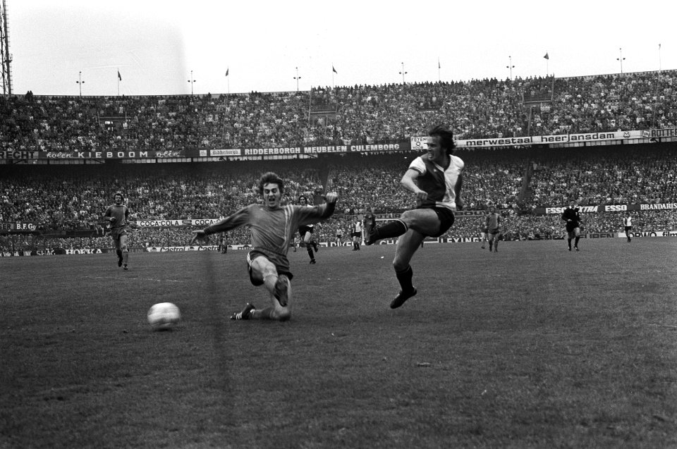 Feyenoord tegen FC Twente 3-2, (Feyenoord kampioen), Kessel scoort Feyenoord doe, Bestanddeelnr 927-1706