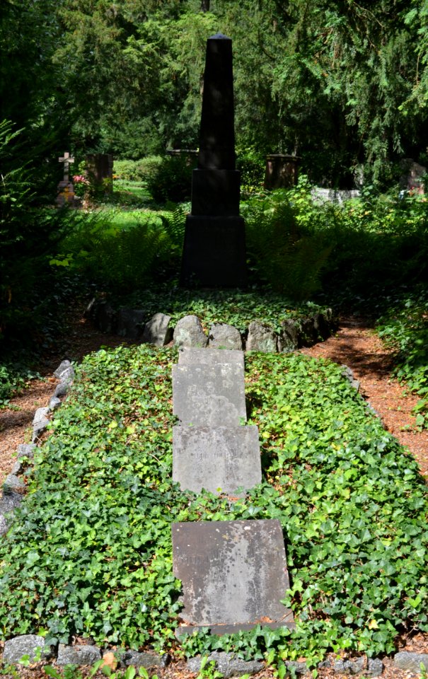 Frankfurt, Hauptfriedhof, Grab D 181 Roth