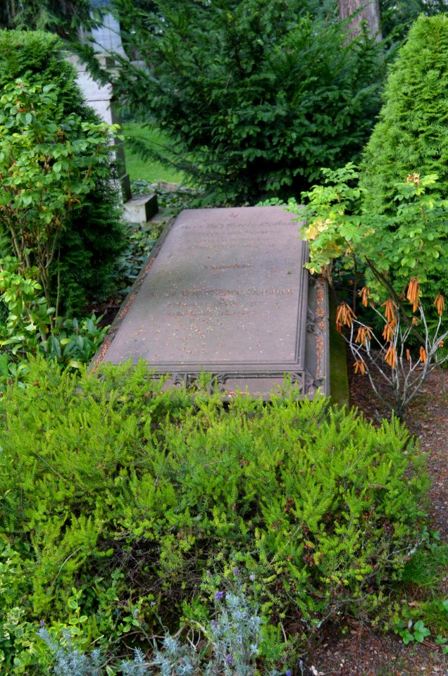Frankfurt, Hauptfriedhof, Grab D 474 Neuburg