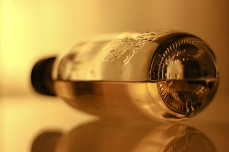 Glass alcohol yellow