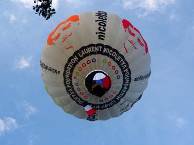 F-HALN hot air balloon take-off at Metz, France, pic2