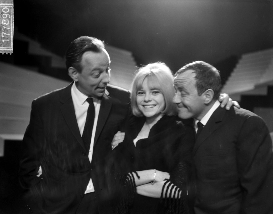 France Gall in show van Rijk de Gooyer en Johnny Kraaijkamp, Bestanddeelnr 917-7890