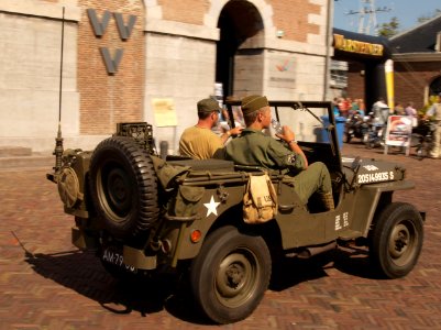 Ford Jeep (1944), Dutch licence registration AM-79-66 pic