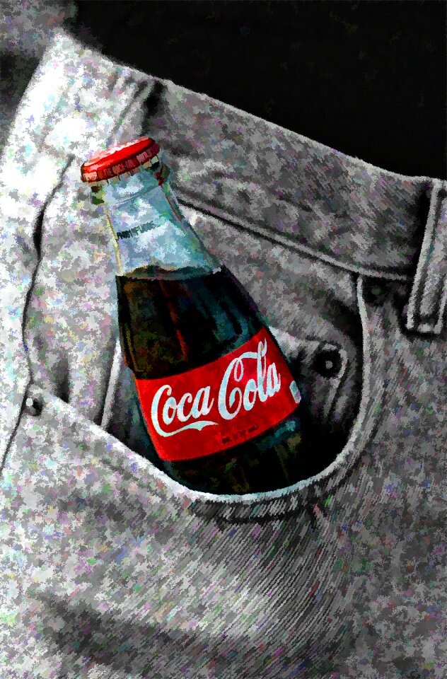 Jeans drink beverage