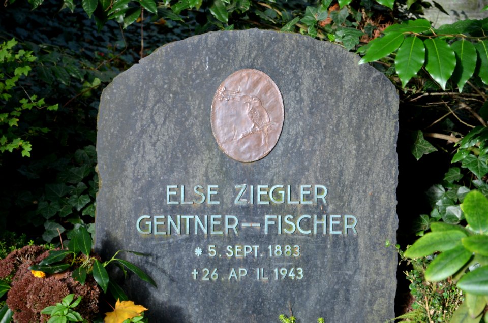 Frankfurt, Hauptfriedhof, Grab II Else Gentner-Fischer (1)