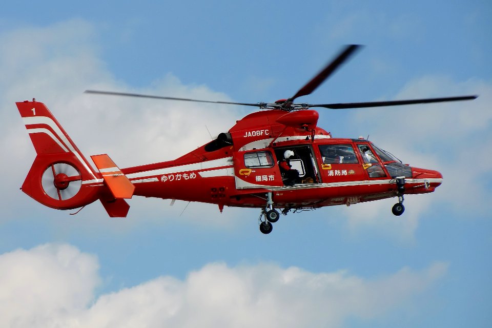 FFPB-Eurocopter AS365N3 Dauphin 2-JA08FC-Fukuoka airport-20121103-132818
