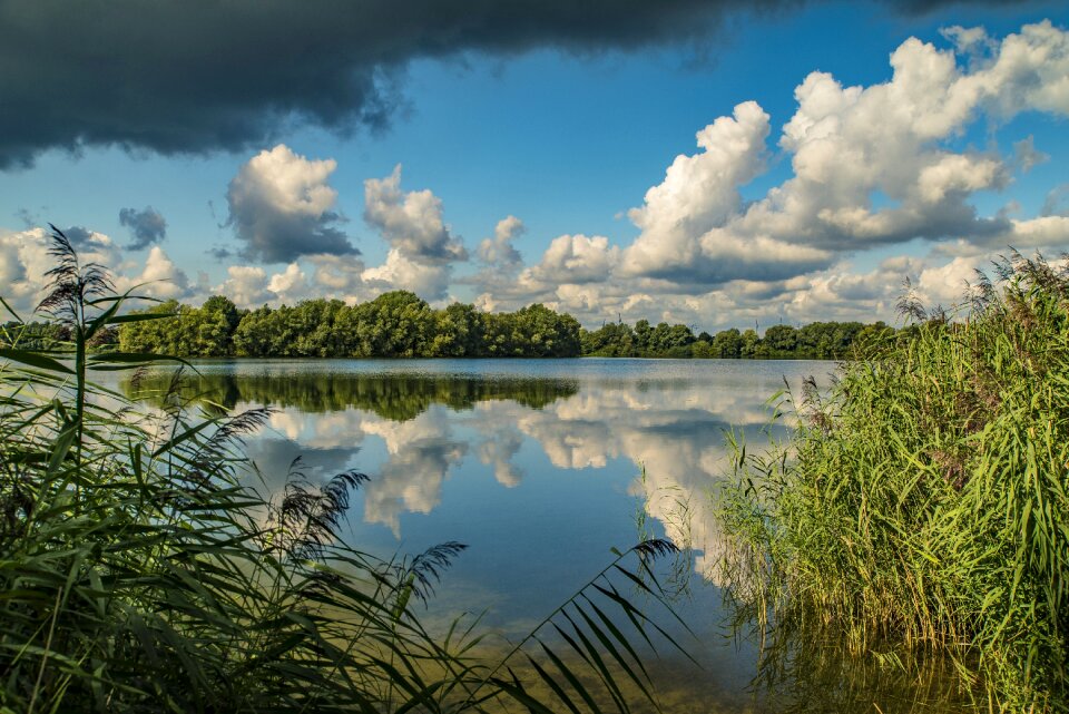 Reflections sky landscape