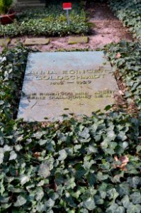 Frankfurt, Hauptfriedhof, Grab II GG 21 Anna Edinger