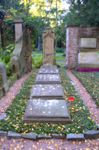 Frankfurt, Hauptfriedhof, Grab adM 301-301a Hessenberg-Ihlée