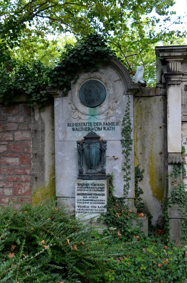 Frankfurt, Hauptfriedhof, Grab adM F 449 vom Rath