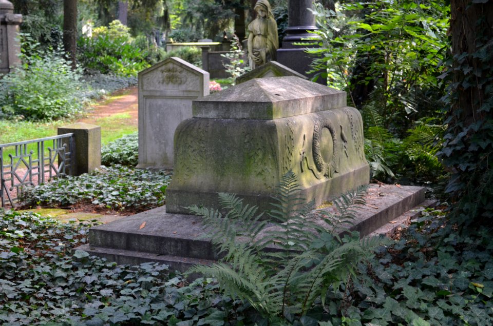 Frankfurt, Hauptfriedhof, Grab D 324 Braunfels (2)