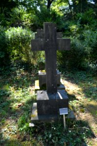 Frankfurt, Hauptfriedhof, Grab B 152 Scharff (1)