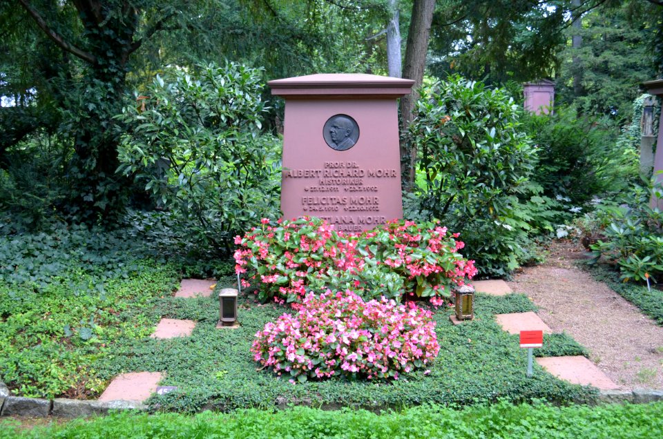 Frankfurt, Hauptfriedhof, Grab Albert Richard Mohr