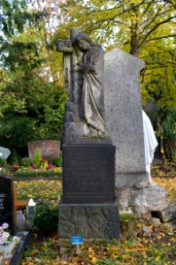 Frankfurt, Hauptfriedhof, Grab F 1473 Bürk
