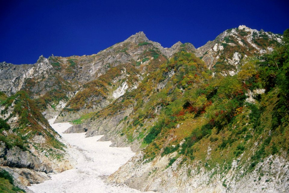Firn in Mount Shirouma 1996-09-28
