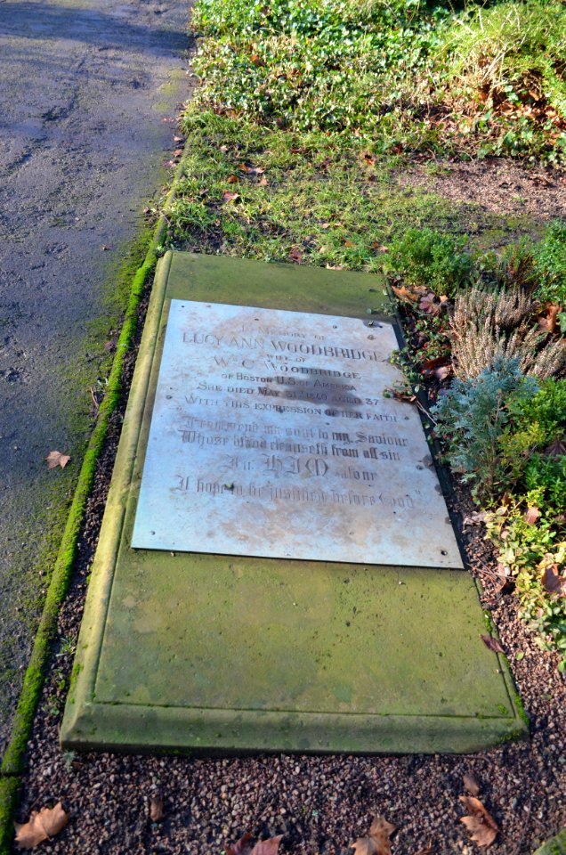 Frankfurt, Hauptfriedhof, Grab B 177 Woolbridge