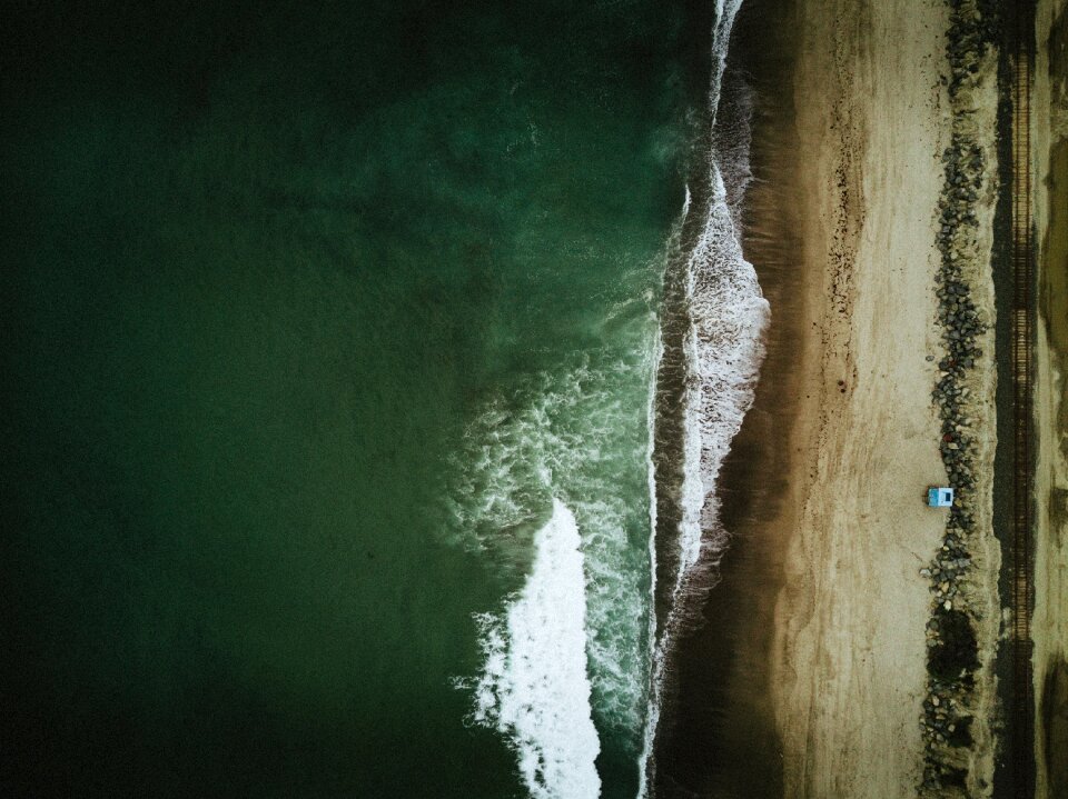 Waves nature sand