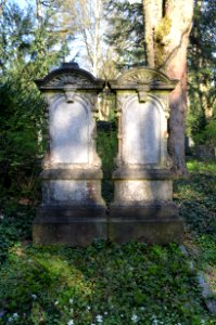 Frankfurt, Hauptfriedhof, Grab J 477 Müller