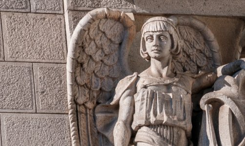 Estatua en Monasterio de São Bento