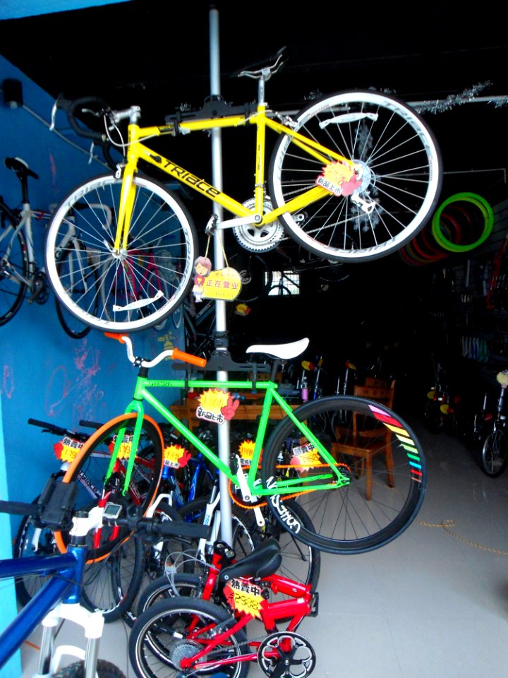 Fixed-gear bicycle in China - 04