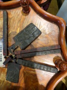 Ersu printing sticks (detail 2)