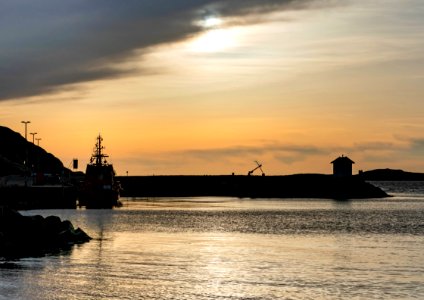 Fiskebäcksvik harbor at golden hour 2