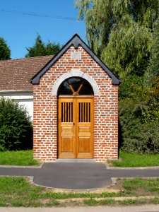Feignies (Nord, Fr) chapelle St.Hubert à Leveau