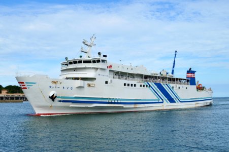 Ferry Kizuna in Ashibe port-1