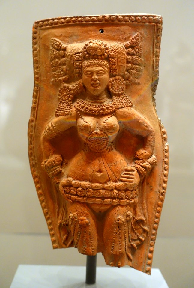 Fertility goddess, Chandraketugarh, India, 2nd-1st century BC, terracotta - Ethnological Museum, Berlin - DSC01679